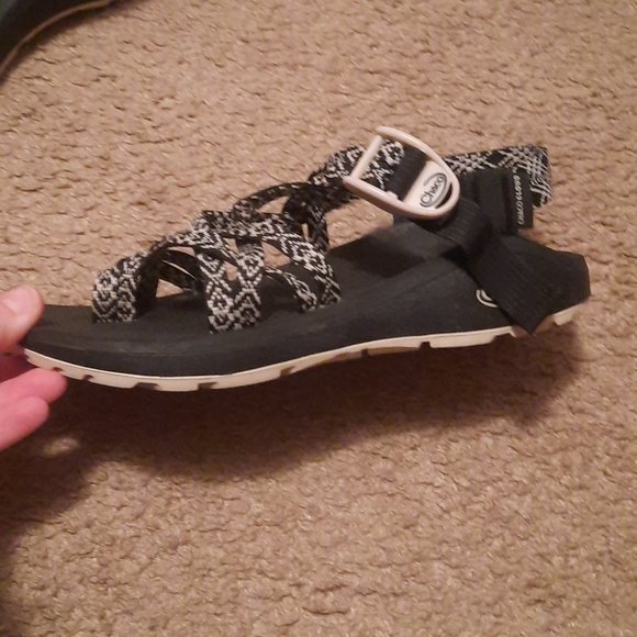 CHACO ZX2 Boost Black Classic Double Strap Sandal Women's Size 6 - Picture 3 of 9